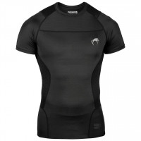 Rashguard VENUM G-FIT s Kr. rukávem -  černý