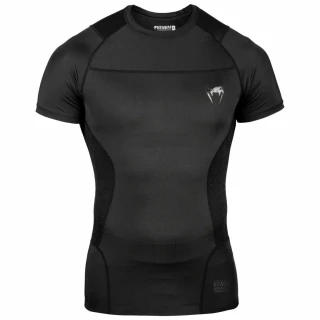 Rashguard VENUM G-FIT s Kr. rukávem -  černý