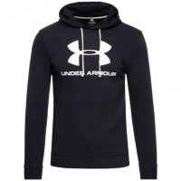 Pánská mikina UNDER ARMOUR SPORTSTYLE TERRY LOGO HOODIE - černá