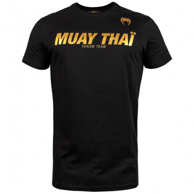 Pánské tričko VENUM MUAY THAI VT - černo/žluté