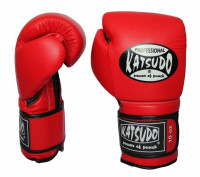KATSUDO Boxerské rukavice PROFESIONÁL II - červené