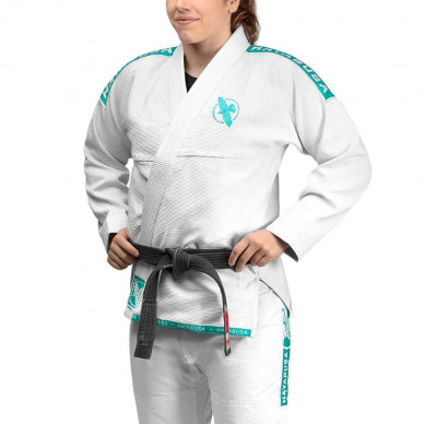 HAYABUSA Dámské Kimono Womens Lightweight Jiu Jitsu Gi - White / Teal