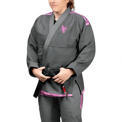 HAYABUSA Dámské Kimono Womens Lightweight Jiu Jitsu Gi - Grey / Pink