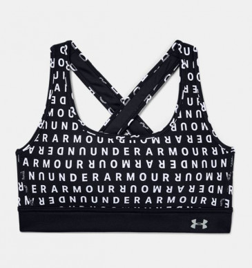 Dámská sportovní podprsenka Under Armour Mid Crossback Bra - černá