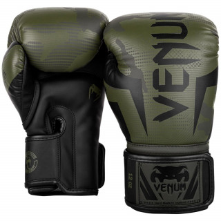 Boxerské rukavice VENUM ELITE - camo zelené