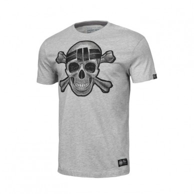 PitBull West Coast Triko SKULL WEAR - šedé