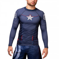 Rashguard HAYABUSA MARVEL Captain America - modrý