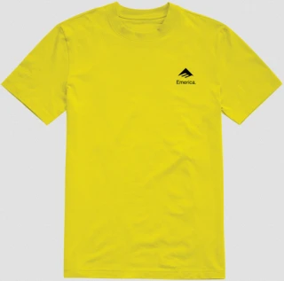 Triko EMERICA EM X SC LOGO DROP TEE - YELLOW
