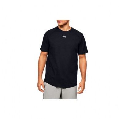 Pánské triko Under Armour Charged Cotton SS Tee - černé