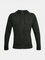 Pánská mikina UNDER ARMOUR Charged Cotton FLC FZ HD - zelená