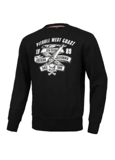 PitBull West Coast Pánská mikina Oldschool Razor  - černá