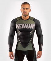 Rashguard VENUM ONE FC IMPACT s Dl. rukávem - BLACK/KHAKI