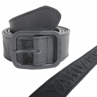 Yakuza Premium Kožený opasek 2970 - 90cm- černý
