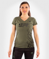 Dámské tričko VENUM UFC Authentic Fight Week - Khaki