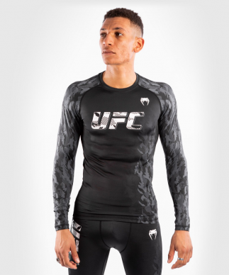 Rashguard VENUM UFC Authentic Fight Week Dl. rukávem - black