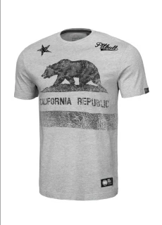 PitBull West Coast Triko California - šedé