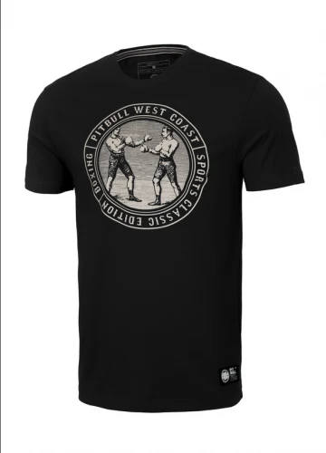 PitBull West Coast Triko Vintage Boxing - černé