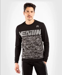Mikina VENUM Connect Crewneck - Black/dark camo