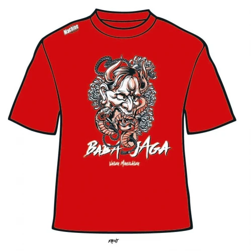 Funkční triko Baba Jaga - červené