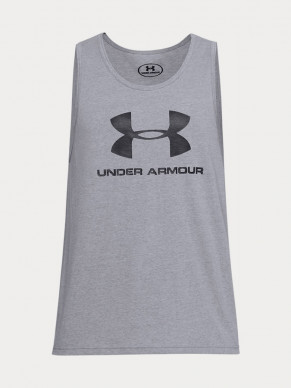 Under Armour Pánské tílko Sportstyle Logo - šedé