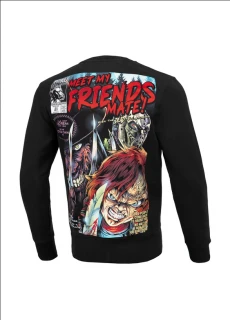 PitBull West Coast Pánská mikina Meet My Friends - černá