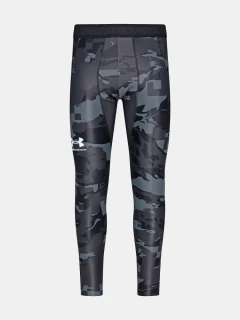 Pánské kompresní legíny Under Armour HG IsoChill Prnt Lgs - černé
