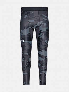 Pánské kompresní legíny Under Armour HG IsoChill Prnt Lgs - černé