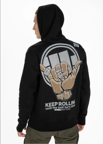 PitBull West Coast Pánská mikina KP Keep Rolling - černá