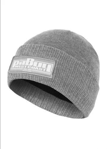 PitBull West Coast zimní čepice One Tone Boxing - šedá