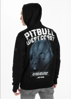 PitBull West Coast Pánská mikina KP Black Dog - černá