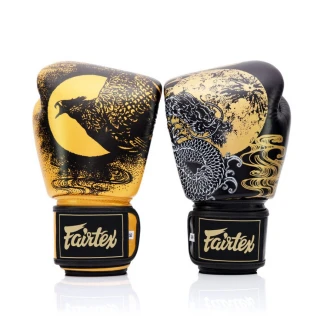 Boxerské rukavice Fairtex Harmony Six - černo/zlaté - Limited Edition
