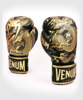 Boxerské rukavice VENUM DRAGON'S FLIGHT - černo/bronzové