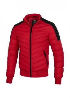 PitBull West Coast - zimní bunda Vickers - červeno/černá