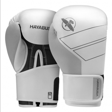 Hayabusa Boxerské rukavice S4 bílé - kůže