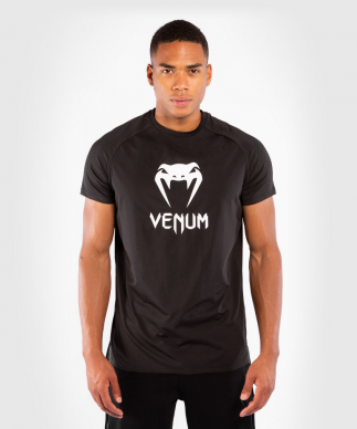 Funkční triko VENUM Classic Dry Tech s Kr. rukávem - černé