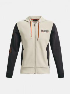 Pánská mikina UNDER ARMOUR SUMMIT KNIT FZ HD - hnědá