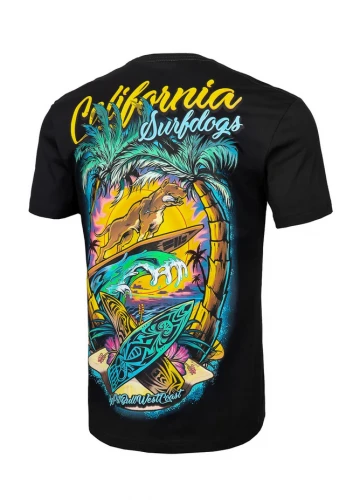 PitBull West Coast Triko SURFDOG - černé