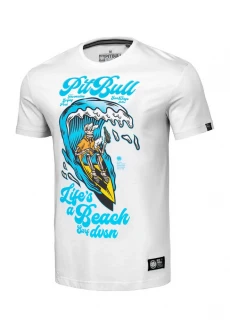 PitBull West Coast Triko Beach - bílé