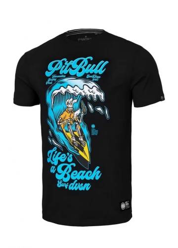 PitBull West Coast Triko Beach - černé