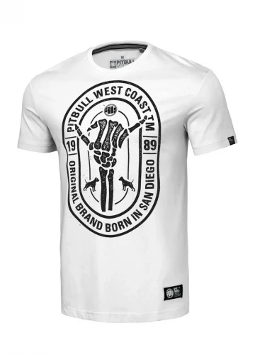 PitBull West Coast Triko Keep Rolling 22  - bílé
