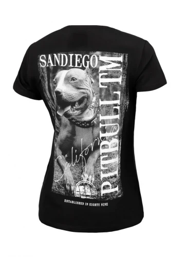 PitBull West Coast Dámské triko Poster - černé