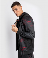Pánská mikina VENUM UFC Authentic Fight Week 2.0 KPZ - černo/červená