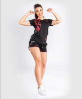 Dámské tričko VENUM UFC Authentic Fight Week 2.0 - černo/červené