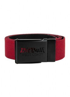 Pásek PITBULL WEST COAST Old Logo - červený