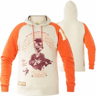 Yakuza Premium Pánská mikina YPH 3326 - černo/oranžové