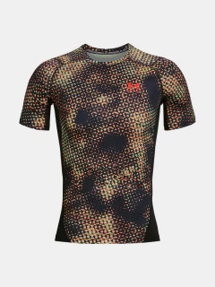 Kompresní Triko UNDER ARMOUR UA HG Armour Prtd Comp SS - černé