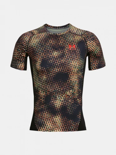 Kompresní Triko UNDER ARMOUR UA HG Armour Prtd Comp SS - černé