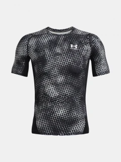 Kompresní Triko UNDER ARMOUR UA HG Armour Prtd Comp SS - černé