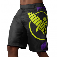 MMA Šortky Hayabusa Icon - černo/neonové