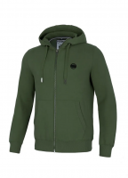 PitBull West Coast KPZ mikina Small Logo - olive